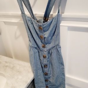 Free People Denim Skirt Dress